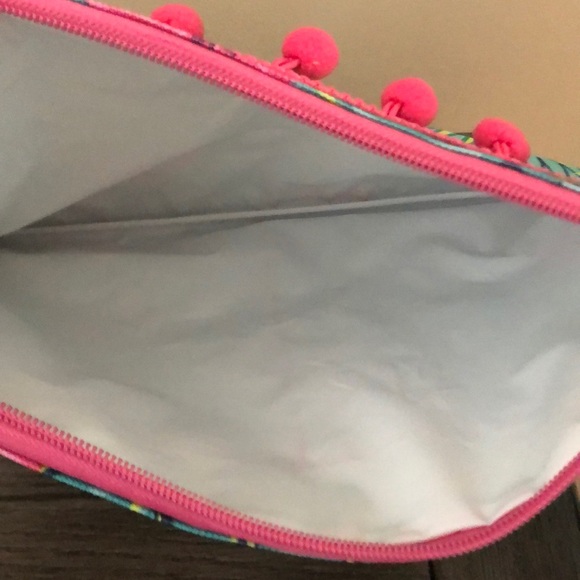 Pink & green floral water resistant beach Case NWT - Picture 6 of 6